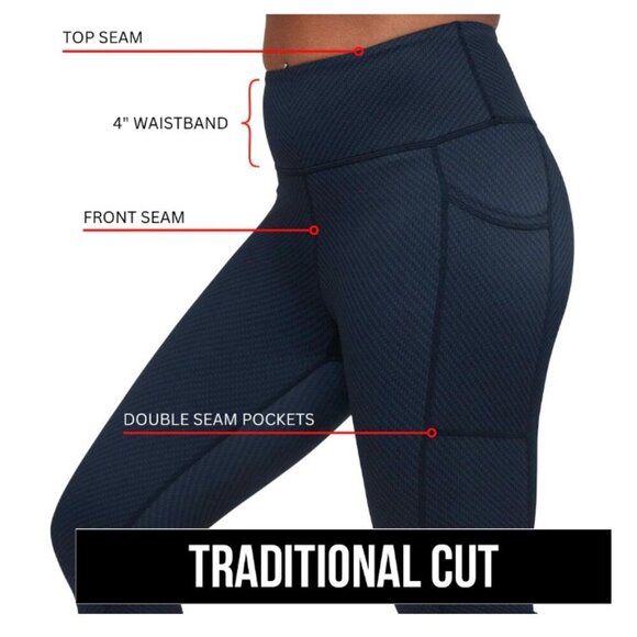 Constantly Varied Gear Pants - NWOT CVG Carbon Fiber Leggings | Size 12 Full-Length | Squat Proof w/ Pockets